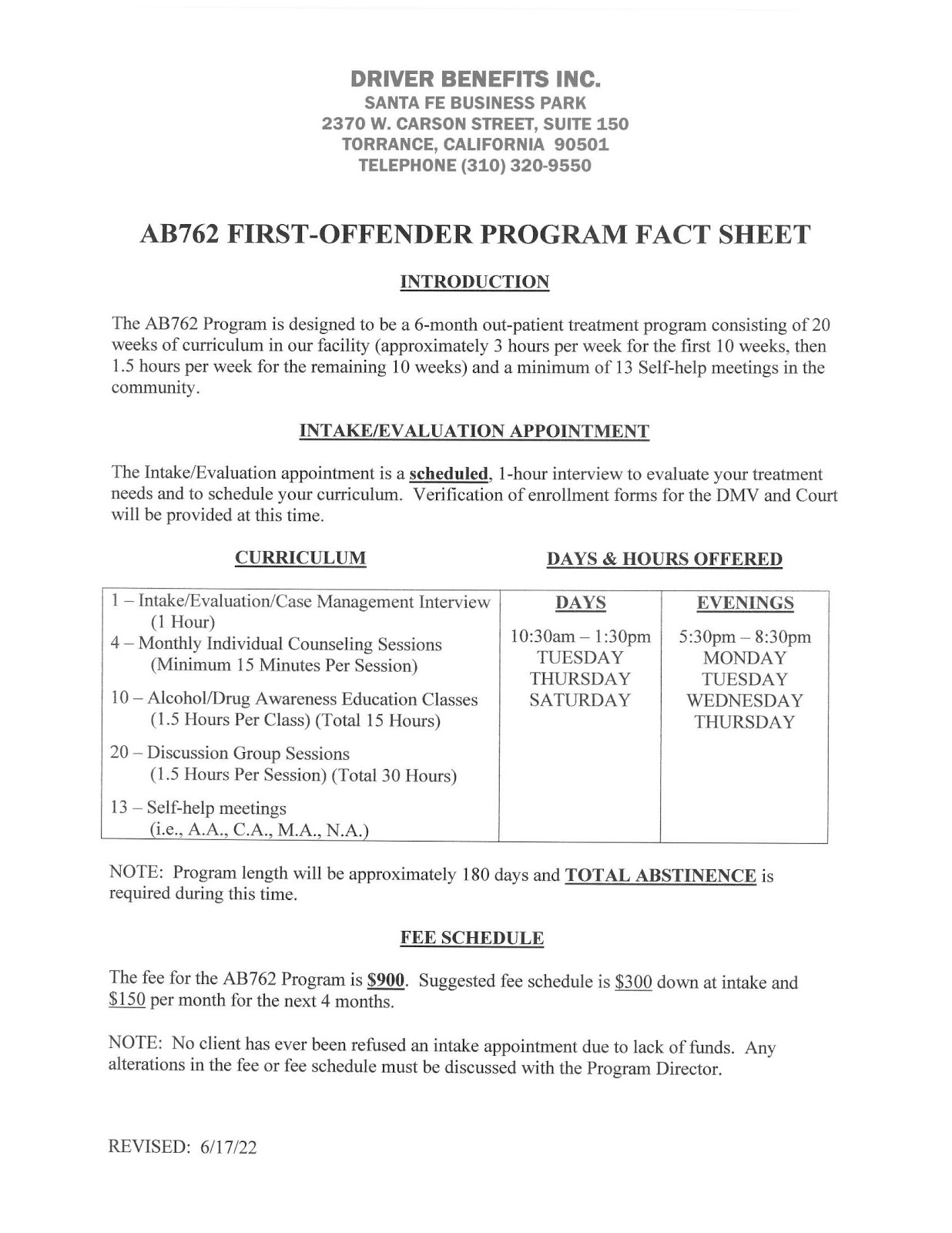 Southwest Driver Benefits Program